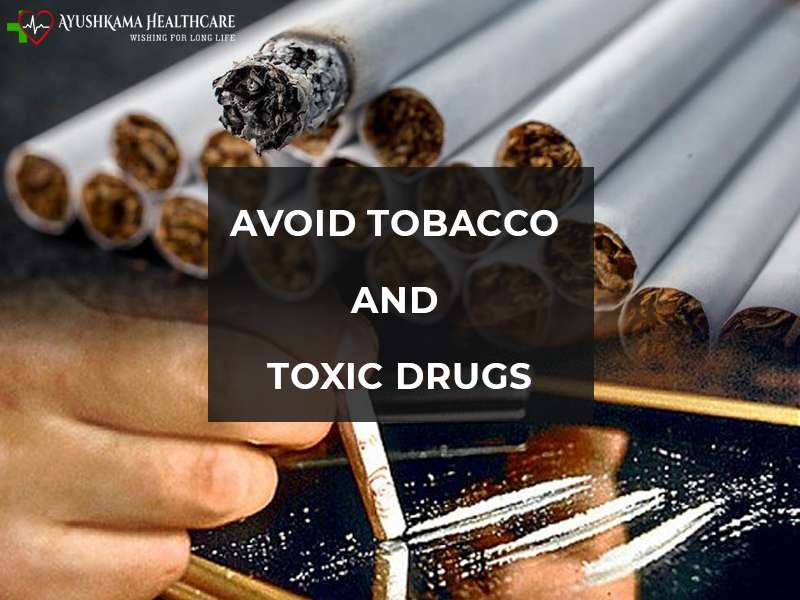 Avoid Tobacco and toxic drugs for brain healthy