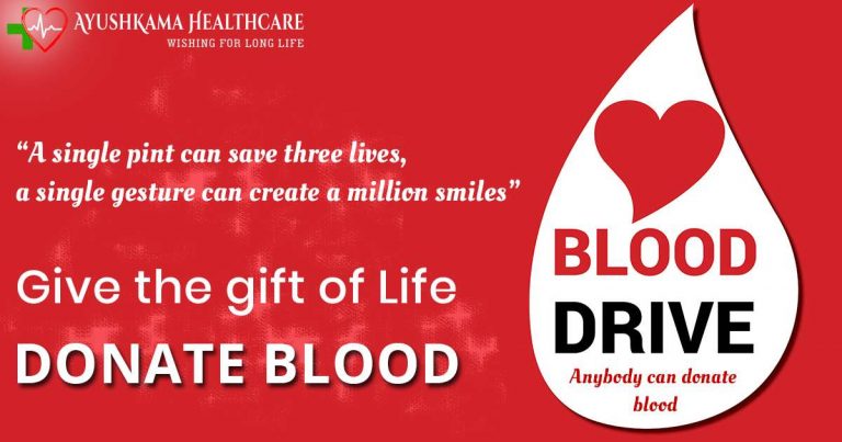 Blood Donation is the great picture for humanity - Ayushkama Healthcare